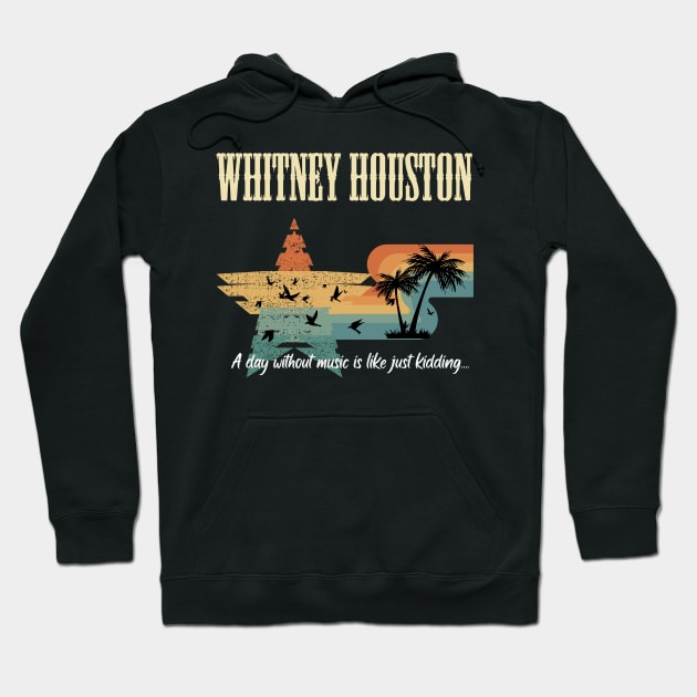 WHITNEY HOUSTON BAND Hoodie by growing.std